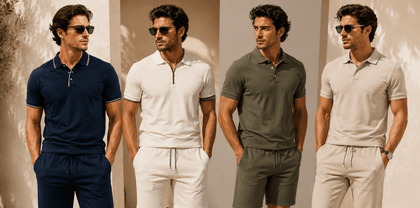 men wearing different polo outfits