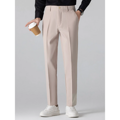 Twist Knit Polo & Slim Fit Trousers Set | Smart Casual Outfit