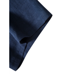 Linen Rayon Shirt & Stripe Pants Set | 2-Piece Smart Casual Outfit
