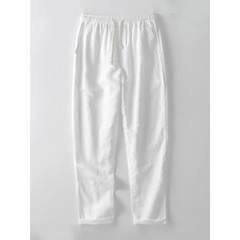 Linen Look Contrast Button Shirt & Pants Set | Smart Casual Outfit