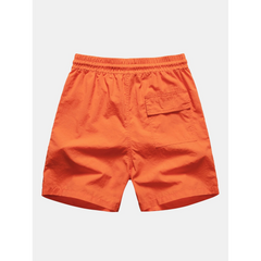 Geometric Cuban Shirt & Swim Shorts Set - 2 Piece Summer Outfit