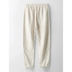 Textured Jacquard Cuban Shirt & Straight Leg Linen Pants - 2 Piece Summer Outfit