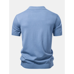 Twist Knit Polo & Slim Fit Trousers Set | Smart Casual Outfit