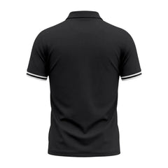 Color-Block Sporty Polo Shirt – Loose-Fit Short Sleeve Casual Tee