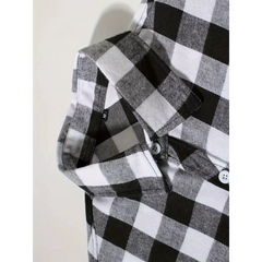 Plaid Flannel Shirt – High Street Casual Long Sleeve Top