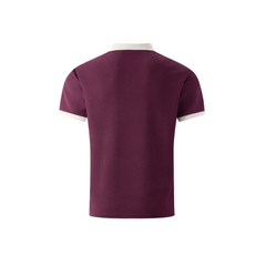 Men's Color Block Waffle Polo Shirt | Slim Fit Short Sleeve Polo