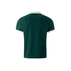 Men's Color Block Waffle Polo Shirt | Slim Fit Short Sleeve Polo