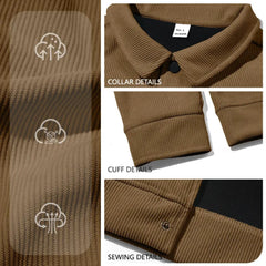 Corduroy Single-Breasted Lapel Jacket | Retro Casual Outerwear