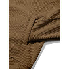 Corduroy Single-Breasted Lapel Jacket | Retro Casual Outerwear