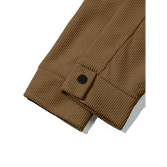 Corduroy Single-Breasted Lapel Jacket | Retro Casual Outerwear