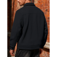 Corduroy Single-Breasted Lapel Jacket | Retro Casual Outerwear