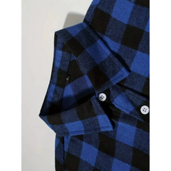 Plaid Flannel Shirt – High Street Casual Long Sleeve Top