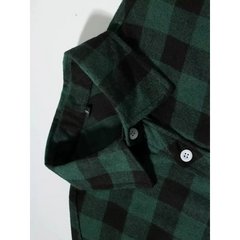 Plaid Flannel Shirt – High Street Casual Long Sleeve Top