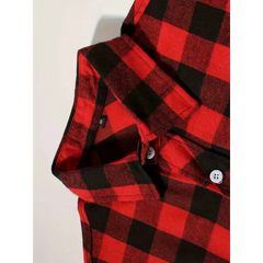 Plaid Flannel Shirt – High Street Casual Long Sleeve Top