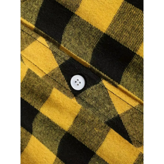 Plaid Flannel Shirt – High Street Casual Long Sleeve Top