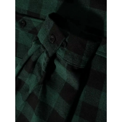 Plaid Hooded Sweatshirt – Casual Zip-Up Hoodie Jacket