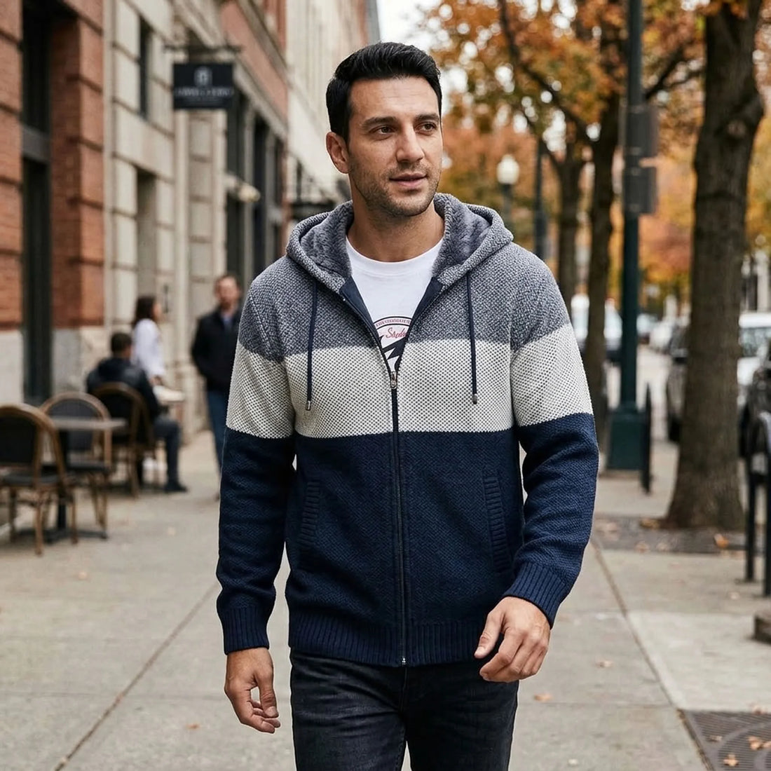 Sweater comfort, jacket warmth