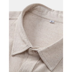 Utility Pocket Shirt & Linen Pants Set – Smart Casual Outfit