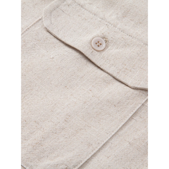 Utility Pocket Shirt & Linen Pants Set – Smart Casual Outfit