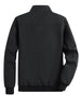 Men's Spring and Autumn Thin Casual Jacket Solid Color Stand Collar Cardigan Jacket Men's Outdoor Sports Casual Versatile Top in Navy Blue