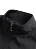 Stand Collar Cardigan Jacket – Casual Zip-Up Outdoor Sports Coat