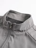 Stand Collar Cardigan Jacket – Casual Zip-Up Outdoor Sports Coat