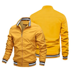 Windbreaker Jacket | Waterproof Stand Collar Casual Bomber